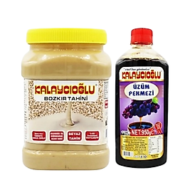 Kalaycıoğlu Bozkır Beyaz Tahin 935 G + Üzüm Pekmezi 950 G